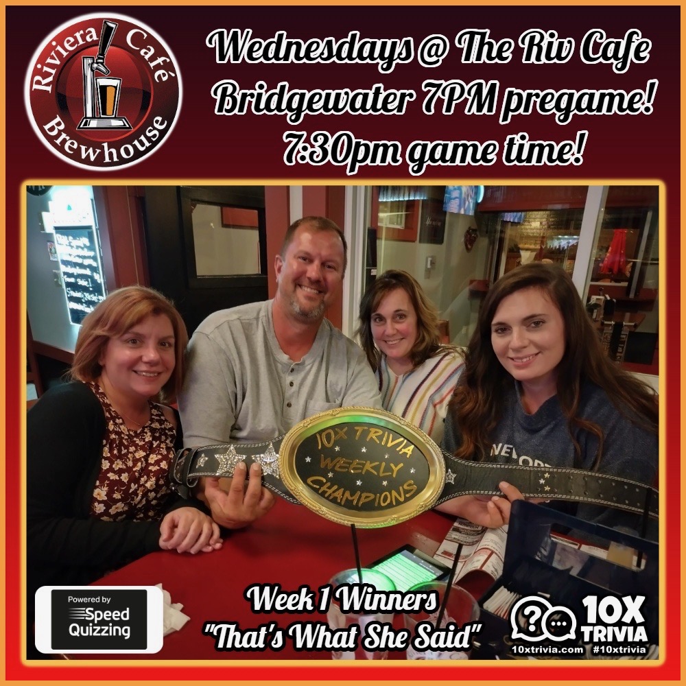 Wednesday Trivia Winners “That’s What She Said”